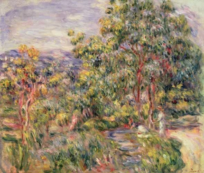 Uitzicht op Cagnes, ca. 1900